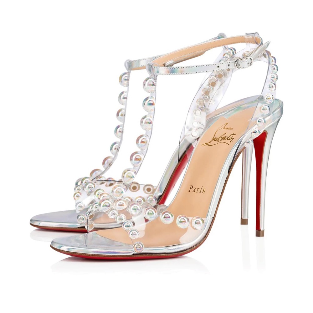 CHRISTIAN LOUBOUTIN FARIDARAVIE 100 MM PVC